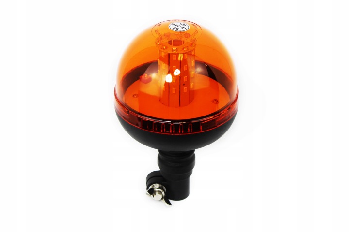 LED výstražný maják 12–24 V | 40 LED | R10 | CE | Oranžový