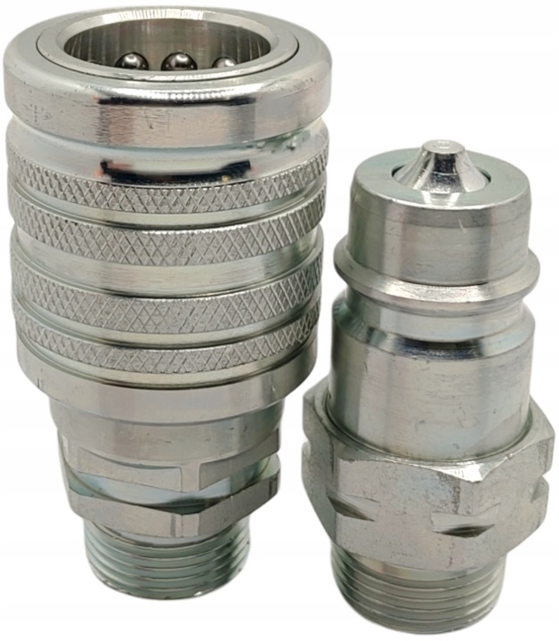 Hydraulické rýchlospojky ISO-A 12,5 M22×1,5 | Sada so zásuvkou, zástrčkou a krytmi